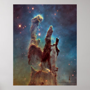 Colunas do poster do impressão da criação