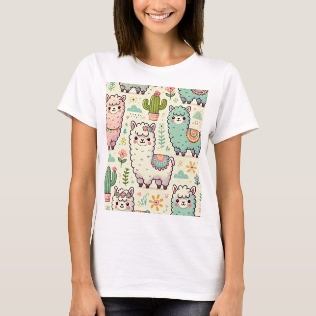 Com Alpacas: T-Shirt 👕 (Frente)
