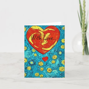 Com amor... Cartão de Festividades