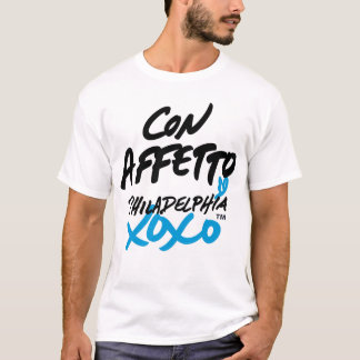 "Com amor" no t-shirt italiano