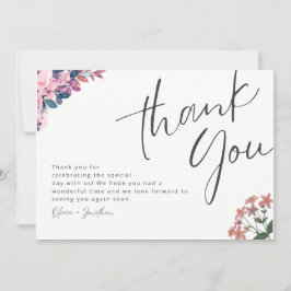 Com Amor… Um Sincero Obrigado!، cartões de casamen