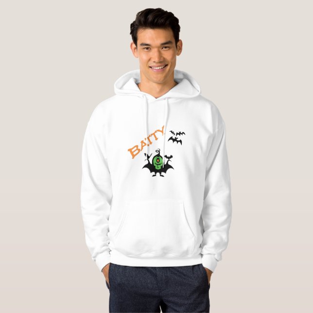 Com Capuz Moletom de Halloween Humorístico Masculino (Frente Completa)