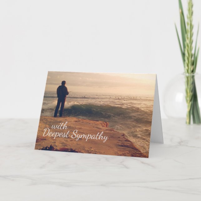Com Cartões de condolências mais profundos para um (Frente)