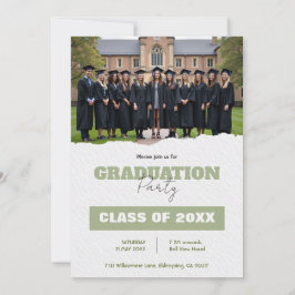 Com Convite de Festa de Formatura de Foto do Ano d