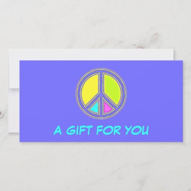 Com Cores Preenchidas Sinal de PAZ 1 (Frente)