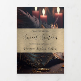 Com Dobra Tripla Convite de festas 16 Doce