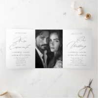 Nosso Casamento Convite de Casamento Inglês Portug