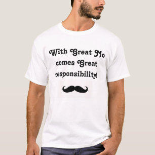 Com excelente o Mo vem grande t-shirt da
