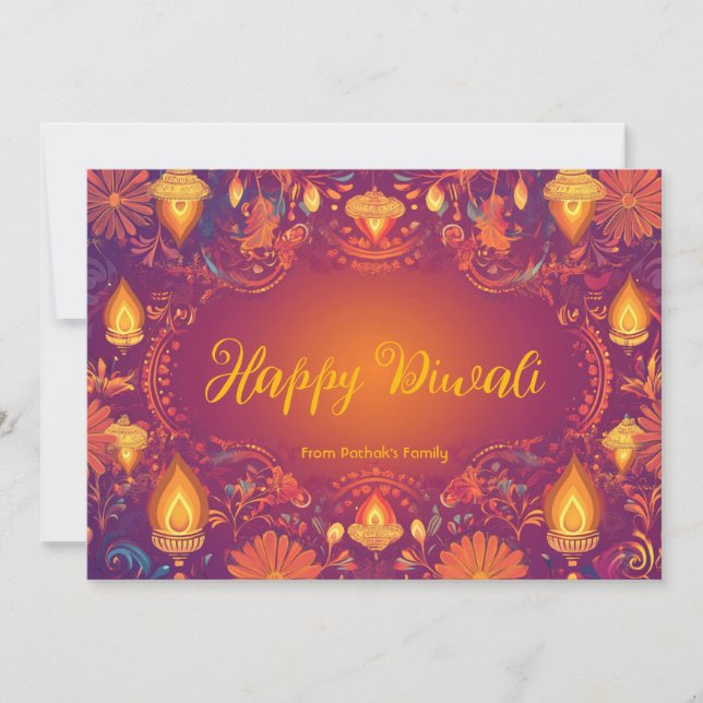 Com Foto e texto personalizado Cartão de Brilho Sa (Frente)