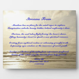 Com Foto Fluxos da Placa de Poesia