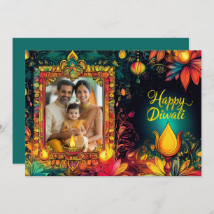 Com Foto Happy Diwali