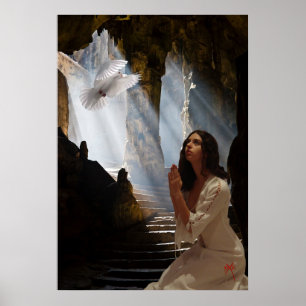 com impressão da arte da criança