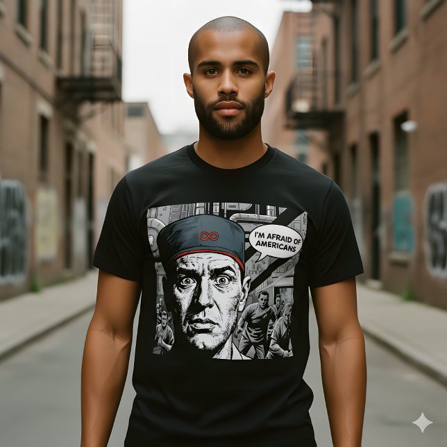 Com medo do Barulho – Camiseta de Quadrinhos (Criador carregado)