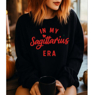 com minha camiseta da era de Sagitário, presente d