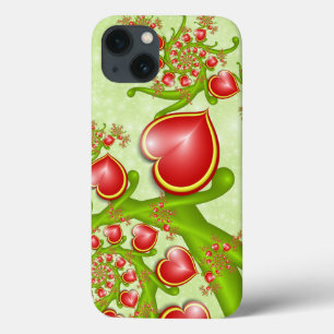 Com muito amor Corações Amarelos Vermelhos Arte Fr