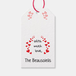 Com Muito Amor, Etiqueta De Presente (Pode Ser Per