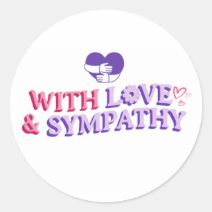 Com o adesivo de amor e simpatia