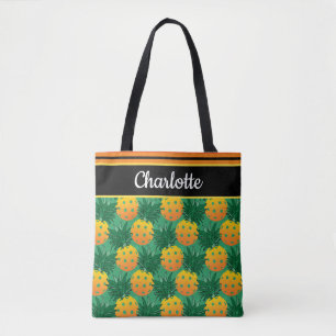 Com o nome de bolsa de tote de abacaxi