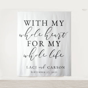 Com Toda A Minha Tapeçaria De Casamento Cardíaco