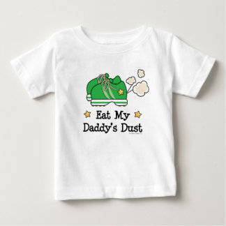 Coma a camiseta do bebê do corredor da poeira do