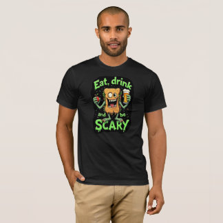 Coma Bebida e fique assustada com T-Shirt