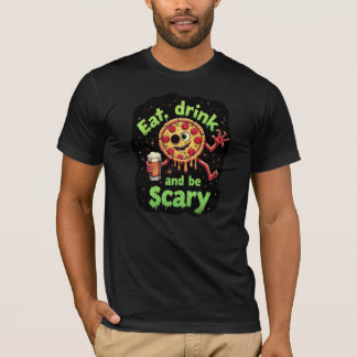 Coma Bebida e fique assustada com T-Shirt