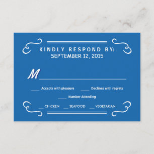 Coma Bebida e RSVP Pacífico Resposta de Casamento 