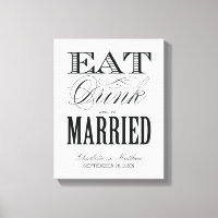 COMA BEBIDA E SE CASA | CANVAS DE CASAMENTO