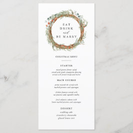 Coma Bebida e Seja Casado no menu da festa de Nata