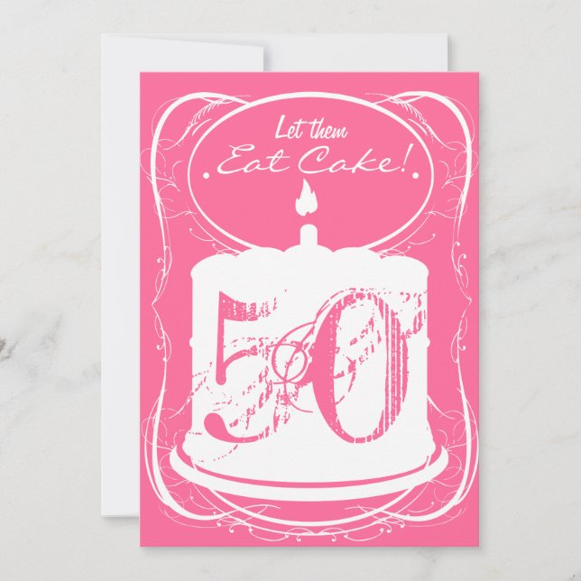 Coma convite do aniversário dos Margaritas da (Frente)