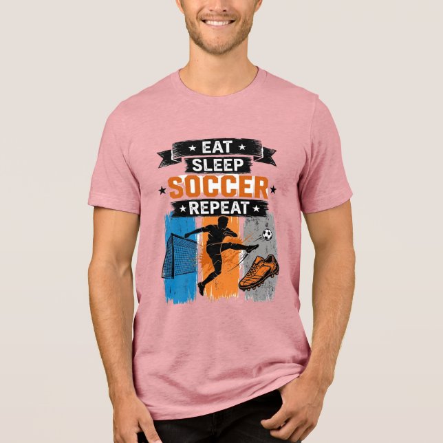Coma Dorme Futebol Repete Camiseta de Jogador de F (Frente)