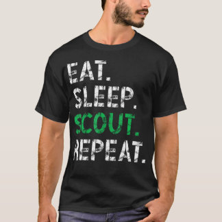 Coma Dormir Escute Repetir Camiseta Divertida de E