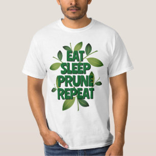 Coma Dormir Podar Repetir Camiseta divertida para 