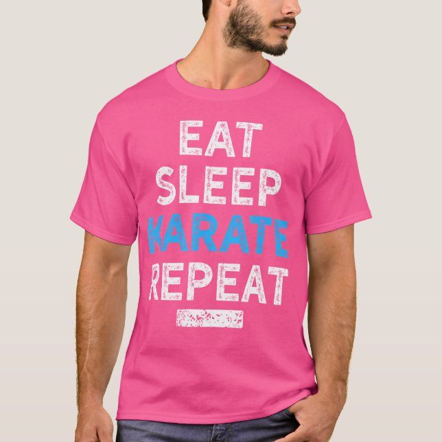 Coma Karate Repetir Camisa Para Artistas Marciais (Frente)