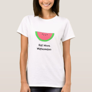 Coma mais camisas da melancia T