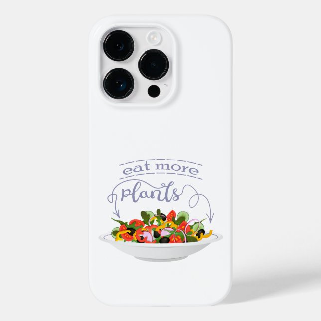 Coma mais plantas com cartazes de motivação de sal (Verso)