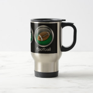 Coma o futebol do sono:: Caneca de viagem