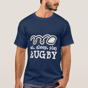 Coma o roupa dos homens do t-shirt   do rugby do