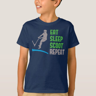 Coma o sono SCOOT a repetição, t-shirt dos miúdos