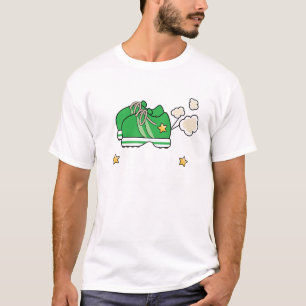 Coma o t-shirt da criança do preto da poeira do
