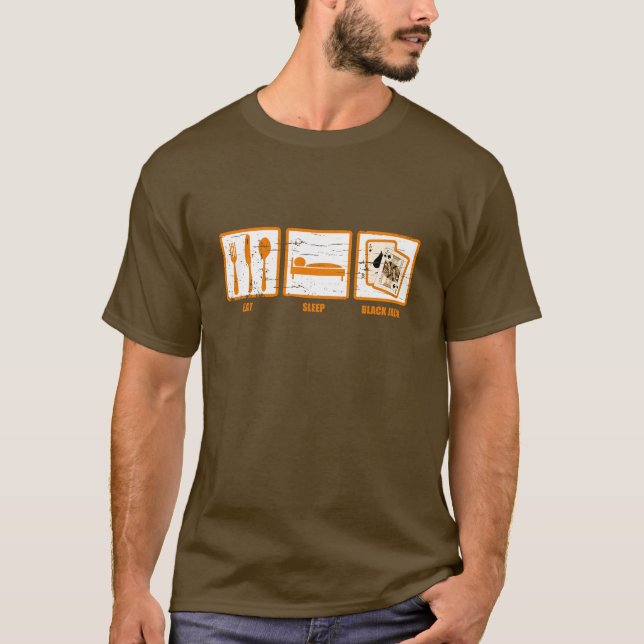 Coma o t-shirt do vinte-e-um do sono (Frente)