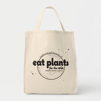 Coma plantas para o vinho - Bolsa de mercearia