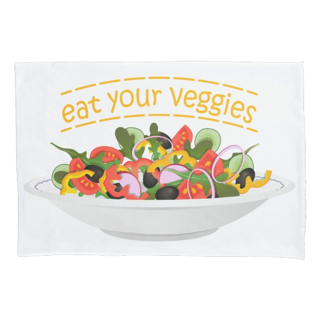 Coma seus vegetais Cite salada fresca misturar tig (Frente-Esquerda)