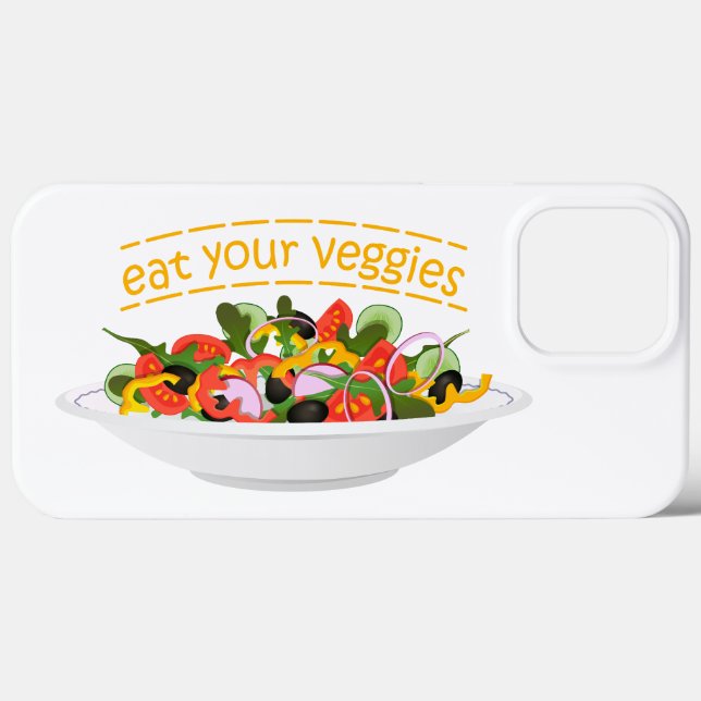 Coma seus vegetais Cite salada fresca misturar tig (Verso (horizontal))