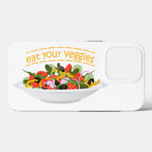 Coma seus vegetais Cite salada fresca misturar tig