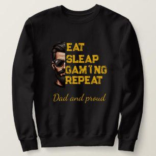 Coma Sonho Jogos Repita Camiseta de Arte Legal do 