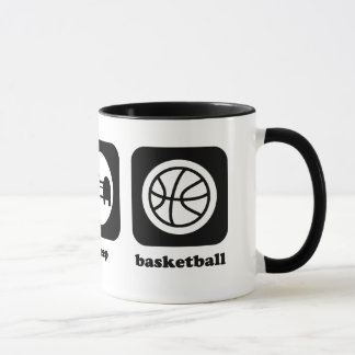 Coma. Sono. Basquetebol. Caneca