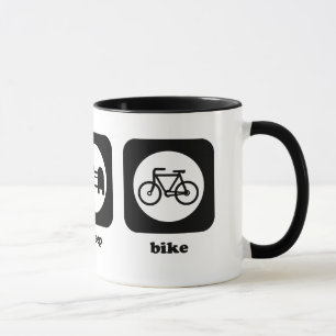 Coma. Sono. Bicicleta. Caneca