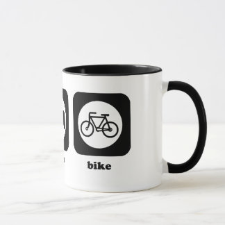 Coma. Sono. Bicicleta. Caneca