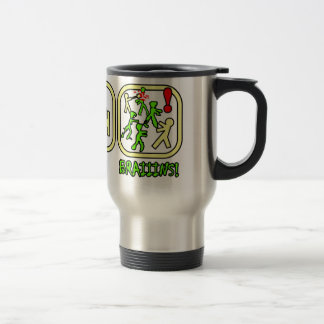 Coma - sono - BRAIIINS! - Caneca de viagem